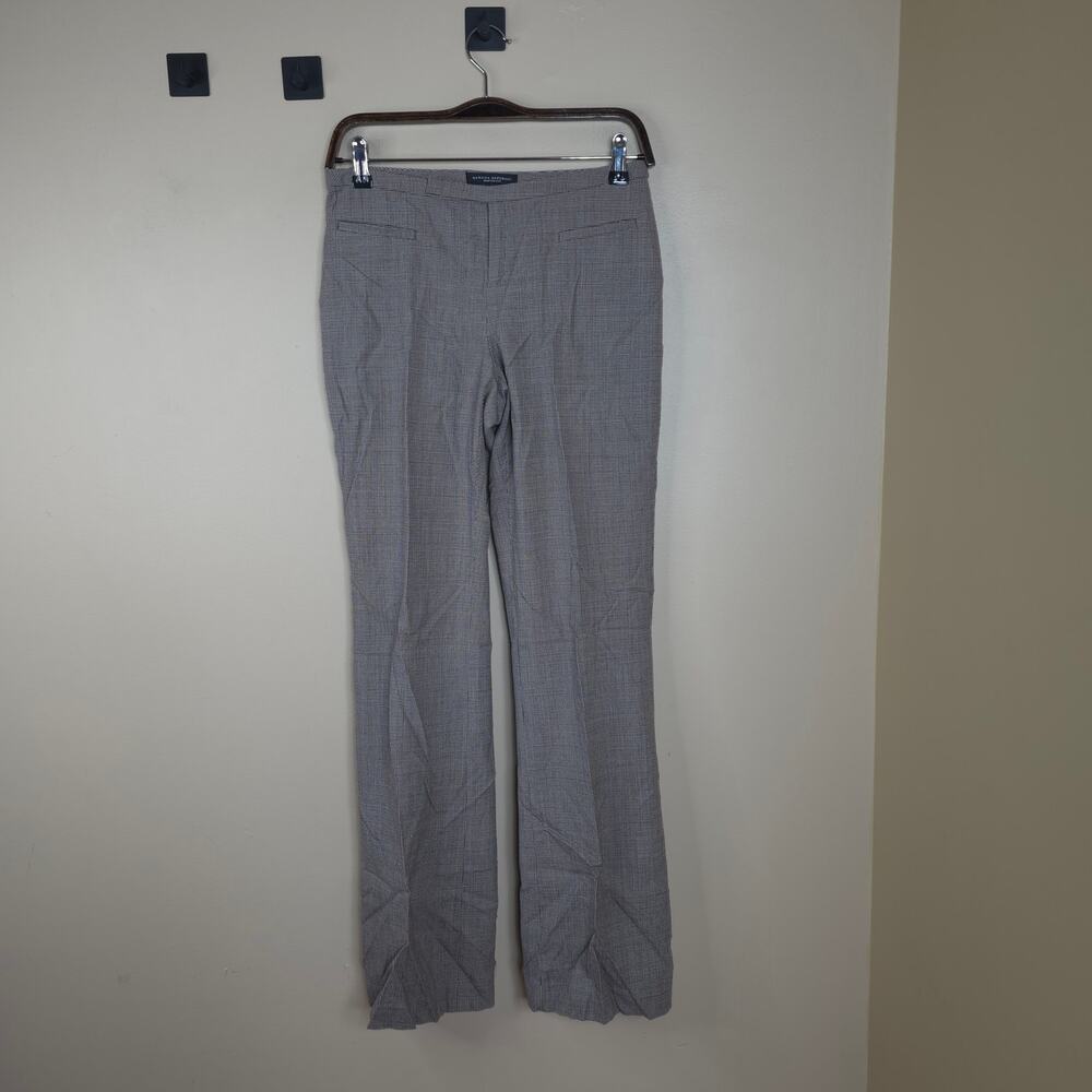 Banana Republic Mid-rise Martin Fit Trousers in Brown Houndstooth Size 0